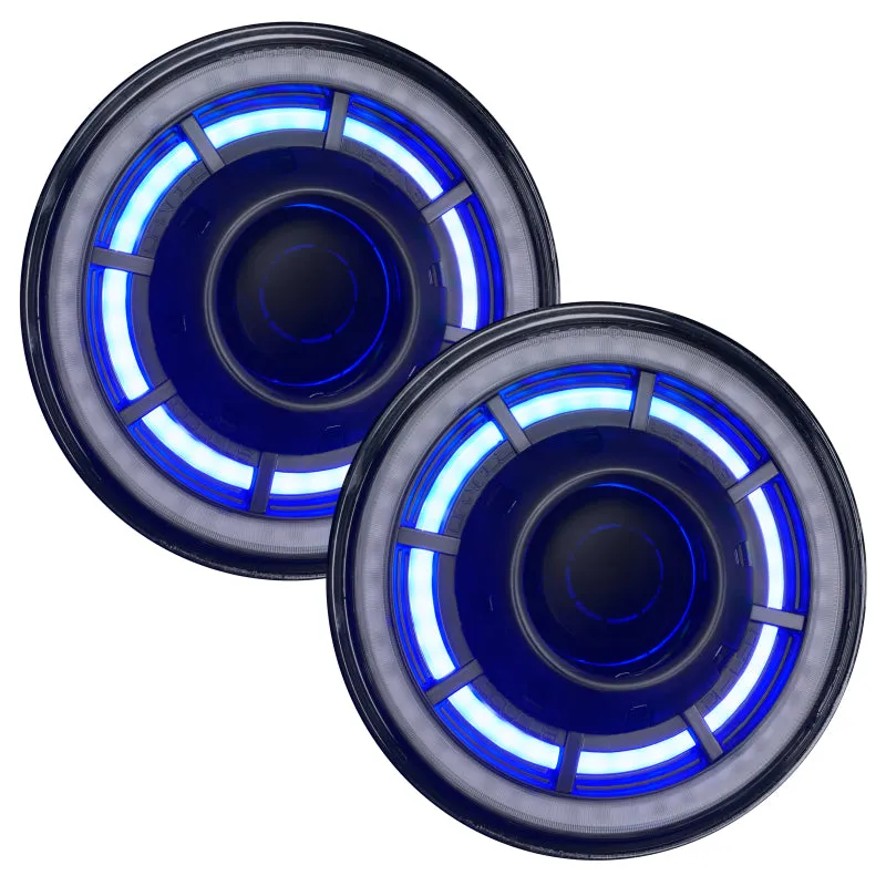 ORACLE Lighting 0718 Jeep Wrangler JK Oculus 7in ColorSHIFT BiLED Projector Headlights