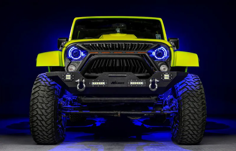 ORACLE Lighting 0718 Jeep Wrangler JK Oculus 7in ColorSHIFT BiLED Projector Headlights