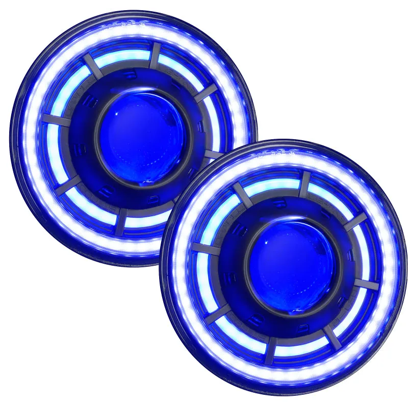 ORACLE Lighting 0718 Jeep Wrangler JK Oculus 7in ColorSHIFT BiLED Projector Headlights