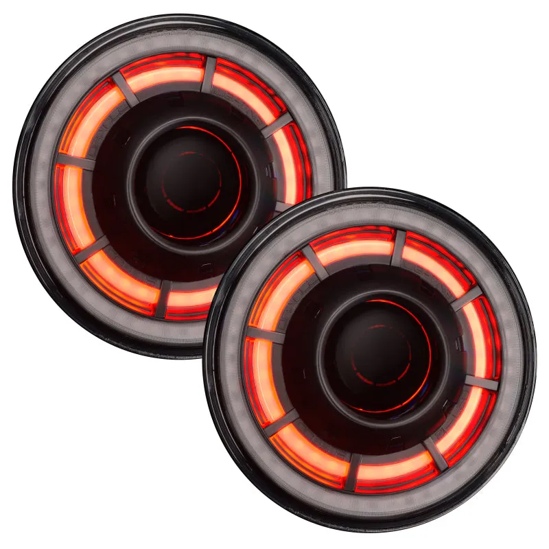 ORACLE Lighting 0718 Jeep Wrangler JK Oculus 7in ColorSHIFT BiLED Projector Headlights