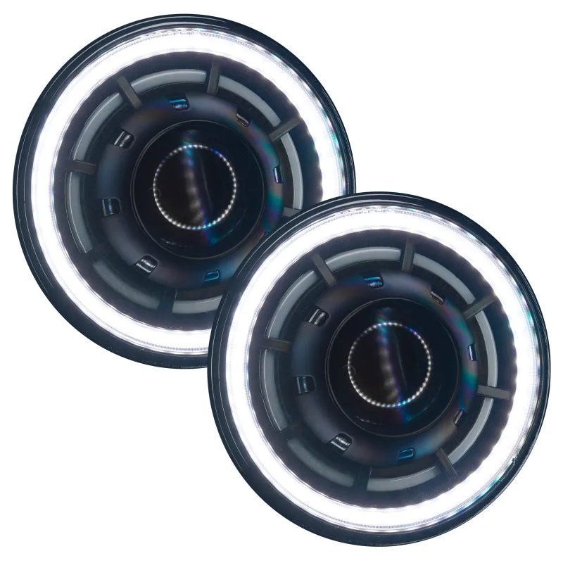 ORACLE Lighting 0718 Jeep Wrangler JK Oculus 7in ColorSHIFT BiLED Projector Headlights