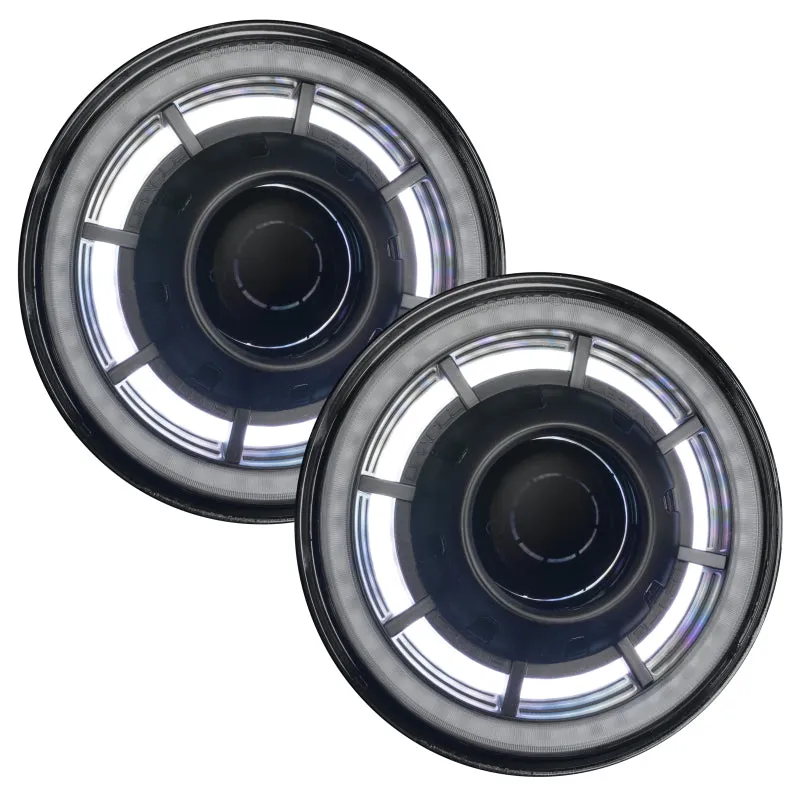 ORACLE Lighting 0718 Jeep Wrangler JK Oculus 7in ColorSHIFT BiLED Projector Headlights