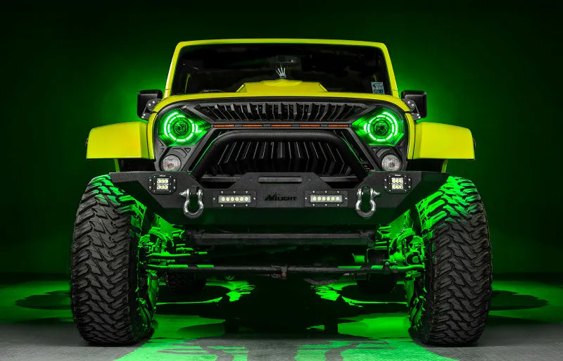 ORACLE Lighting 0718 Jeep Wrangler JK Oculus 7in ColorSHIFT BiLED Projector Headlights
