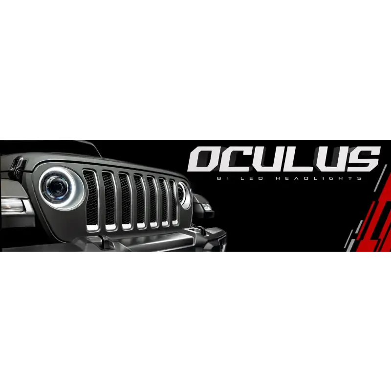 Oracle Oculus Bi-LED Projector Headlights for Jeep JL/Gladiator JT - Graphite Metallic - 5500K