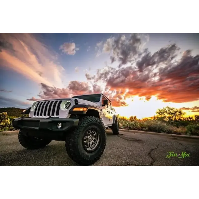 Oracle Oculus Bi-LED Projector Headlights for Jeep JL/Gladiator JT - Graphite Metallic - 5500K