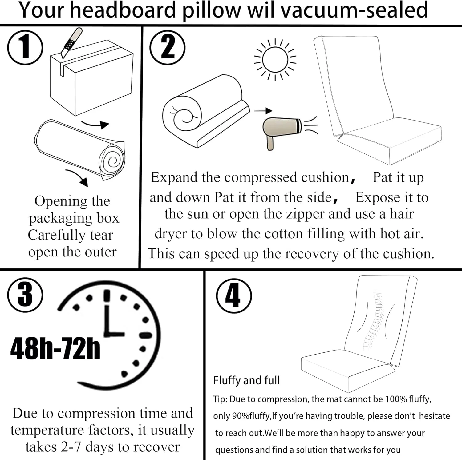 Outdoor Chair Cushion Set 19x19in Patio Furniture Cushions Designed According To The Curve Of The Human Spine,For Patio Furniture,Rocking Chair,Offices, Cars Etc.Waterproof With Removable Cover