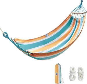 Outdoor Hammock Camping Hammock Single Person Tent Travel Hammock for Camping Cotton Fabric Canvas hammocks Portable Beach Swing Bed Parachute Hammock Swing Hammock Double Camping Hammock