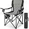 Outdoor Large Camping Chairs for Adults,Heavy Duty Camp Chair Support 800lbs