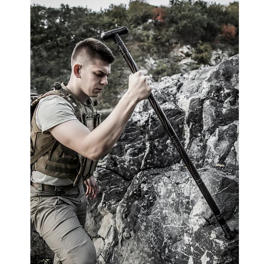 Outdoor multi tool Camp Hikiing Stick Stinger Safety Emergency Survival Tool Tactical Trekking Pole