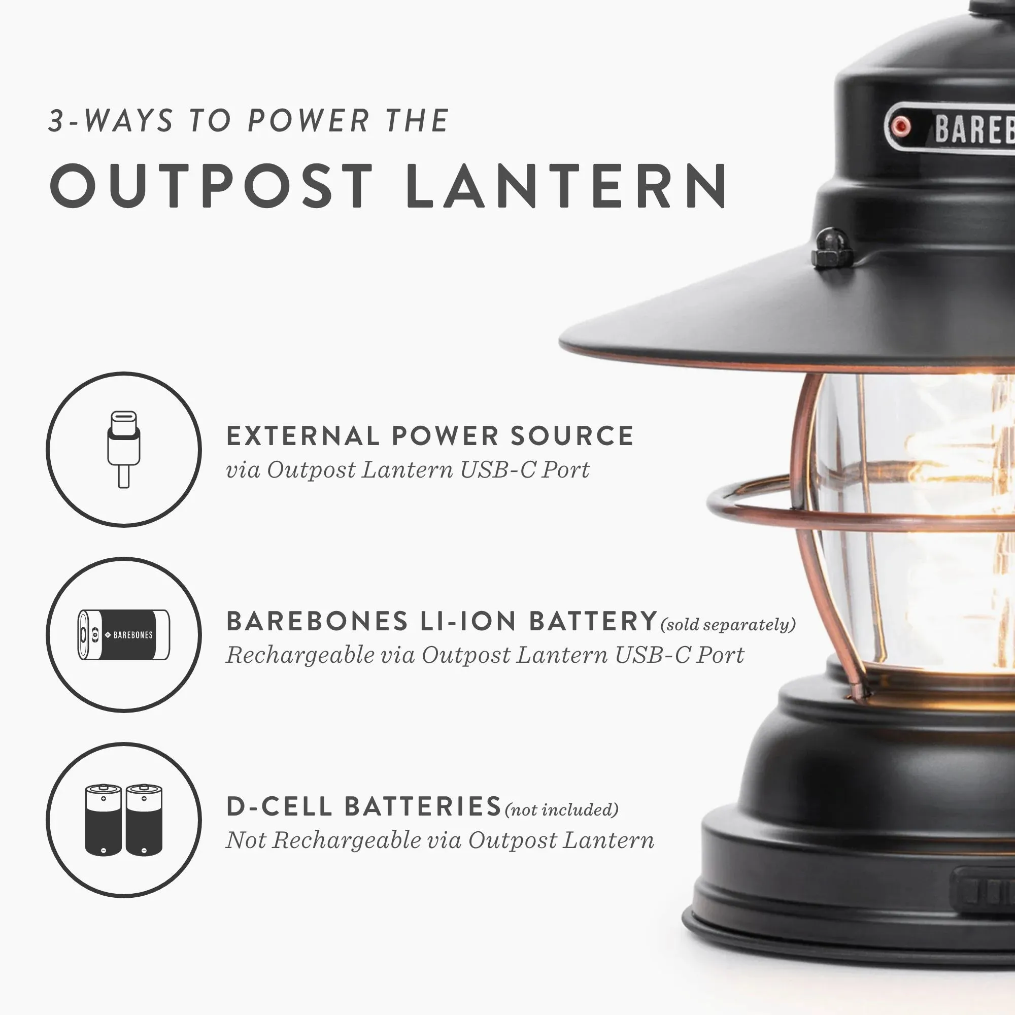 Outpost Lantern - Antique Bronze