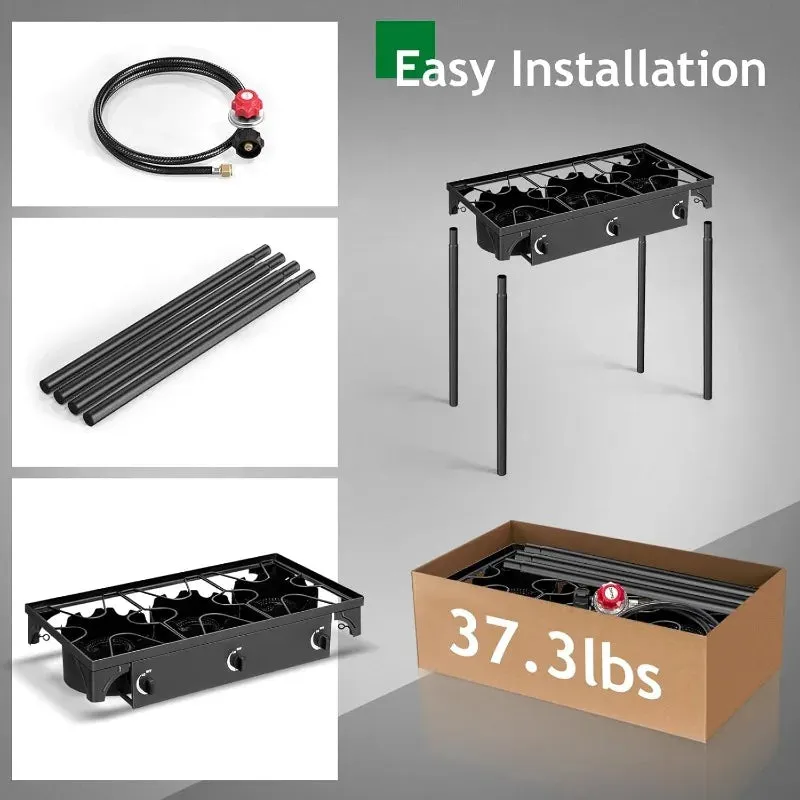 Outvita 3 Burner Propane Gas Stove