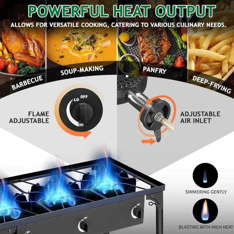 Outvita 3 Burner Propane Gas Stove