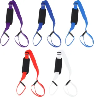 PATIKIL Carrying Beach Chair Straps, 5 Pack Adjustable Beach Chair Straps Shoulder Carrying Straps for Folding Chair Backpack, Multicolor
