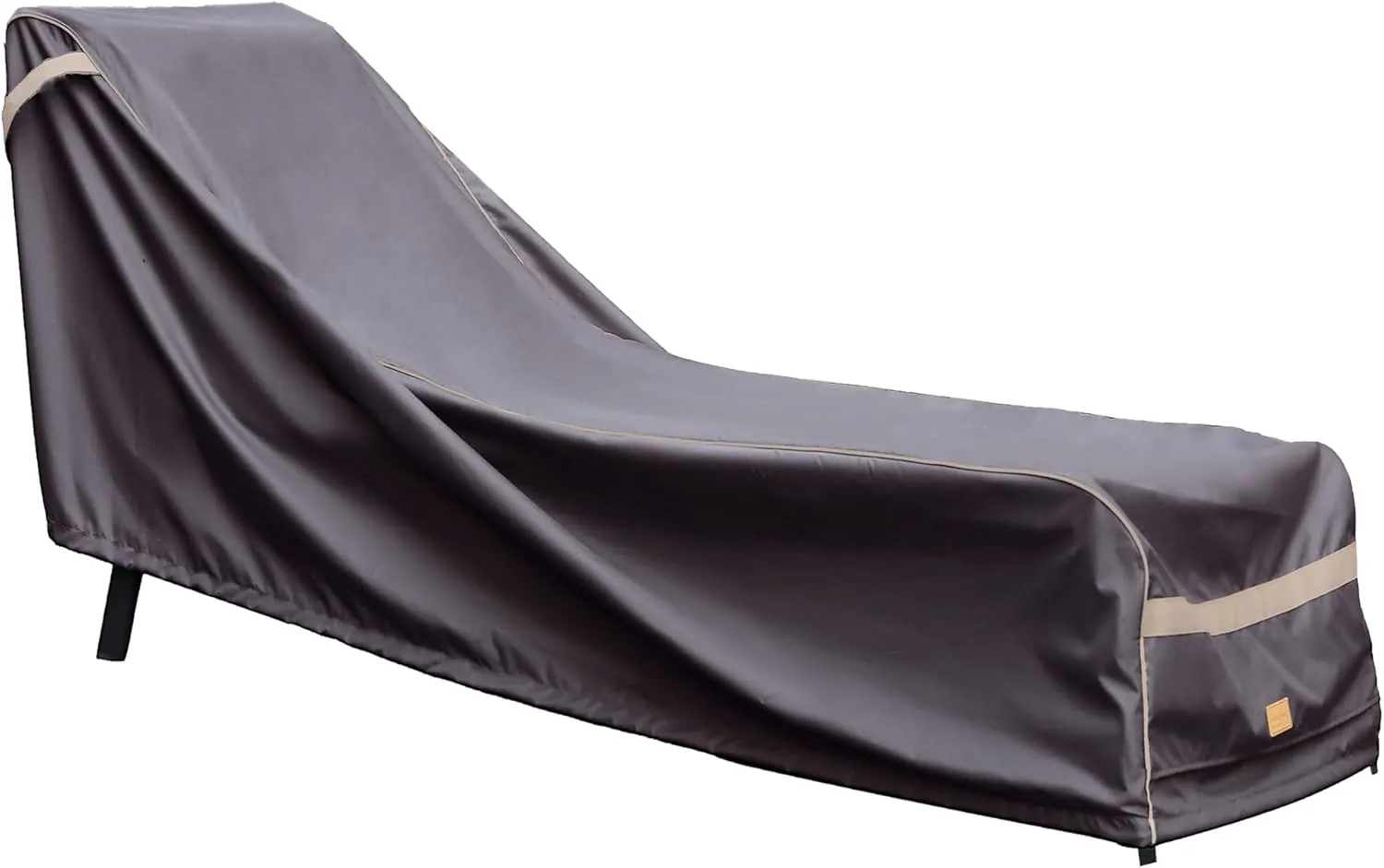 Patio Chaise Lounge Cover Waterproof, Heavy Duty Outdoor Lounge Chair Covers, Dark Grey Durable Patio Furniture Covers, 2Pack,78" L*34" W*30" H
