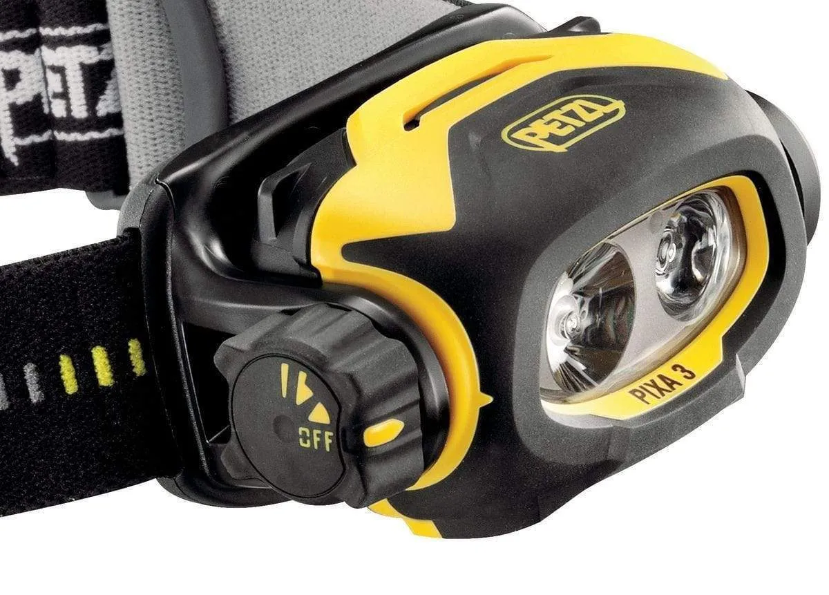 Petzl PIXA 3 Headlamp for use in explosive environments (HAZLOC) | 100 Lumens