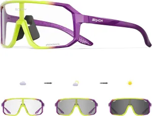 Photochromic Cycling Glasses Sport Sunglasses Clear MTB BMX Men Women Running Driving DZ-S62