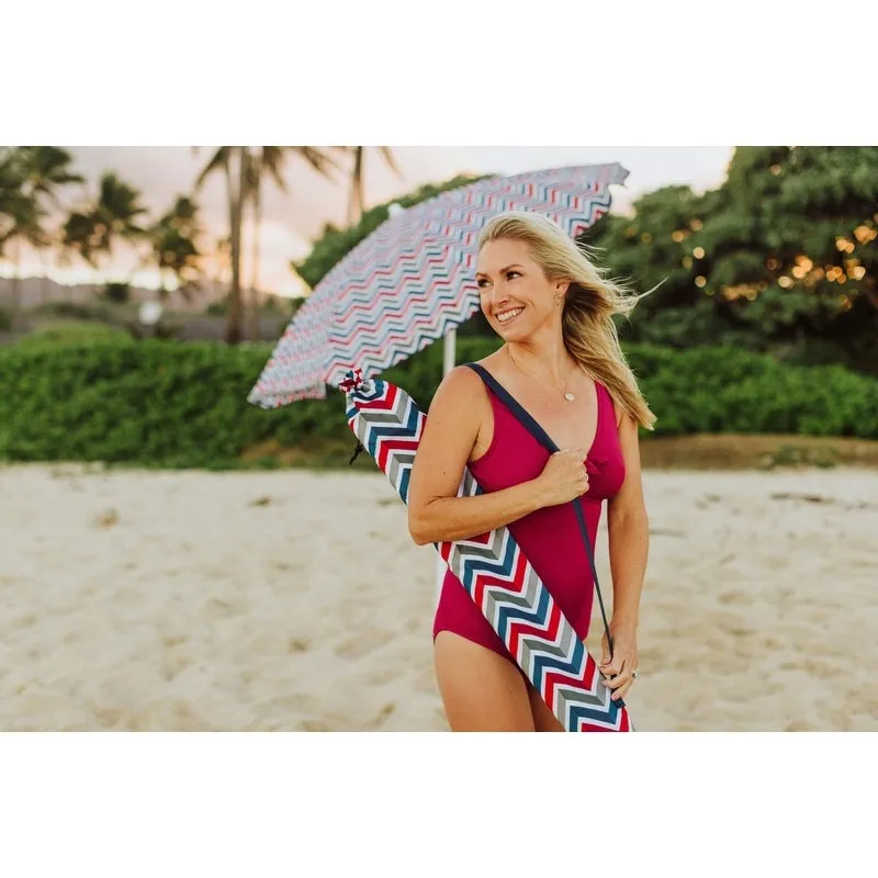 Picnic Time 5.5 Ft. Portable Beach Umbrella