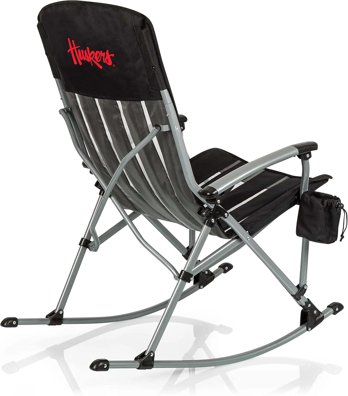 PICNIC TIME NCAA Outdoor Rocking, XL Heavy Duty Camping Chair for Adults