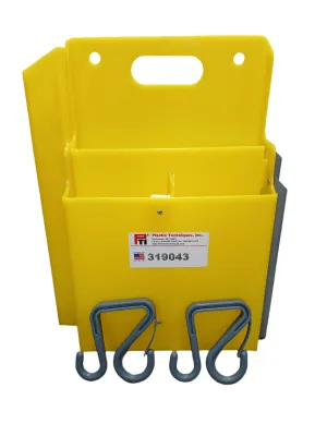 Plastic Technique Tool Holder with 4 Dividers & Stick pocket - 319043