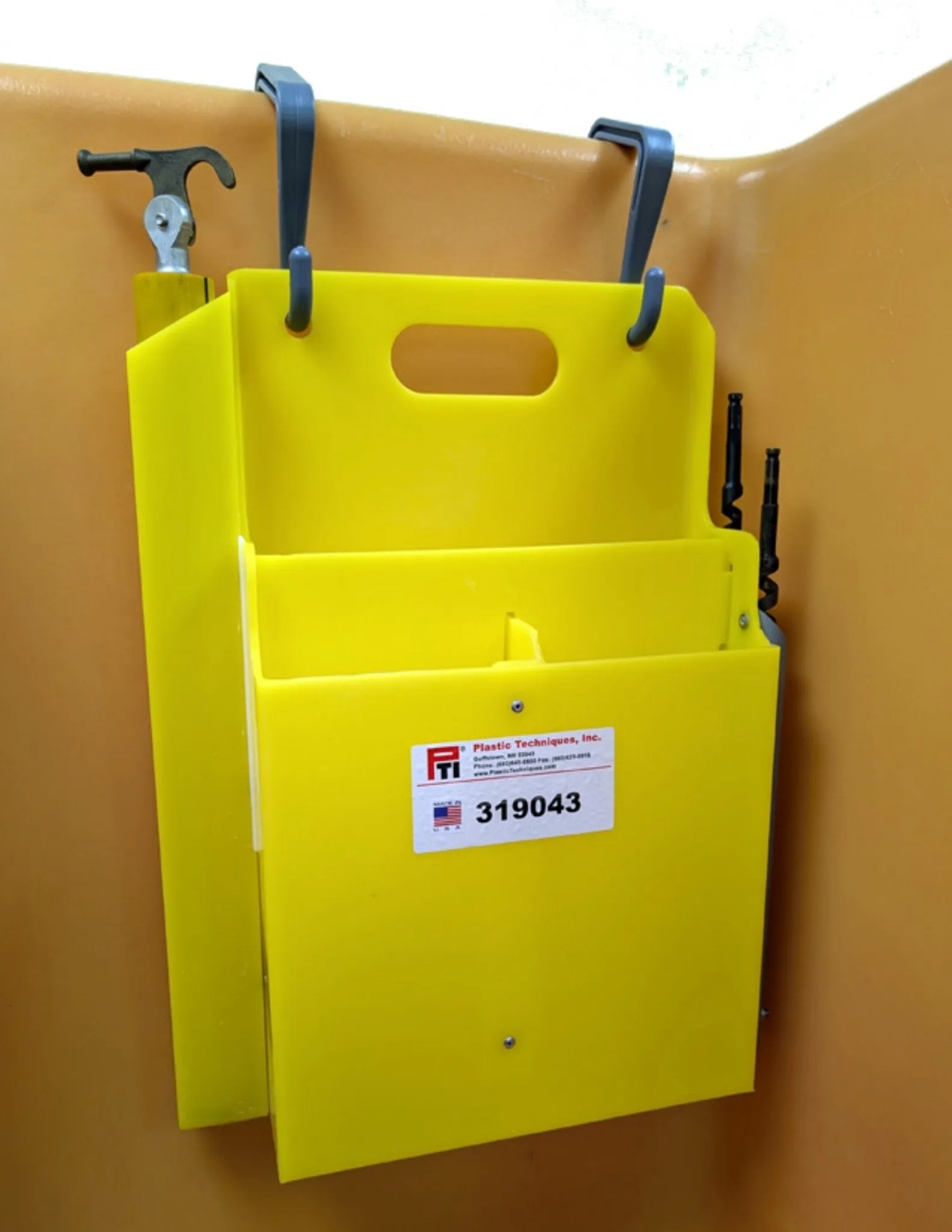 Plastic Technique Tool Holder with 4 Dividers & Stick pocket - 319043