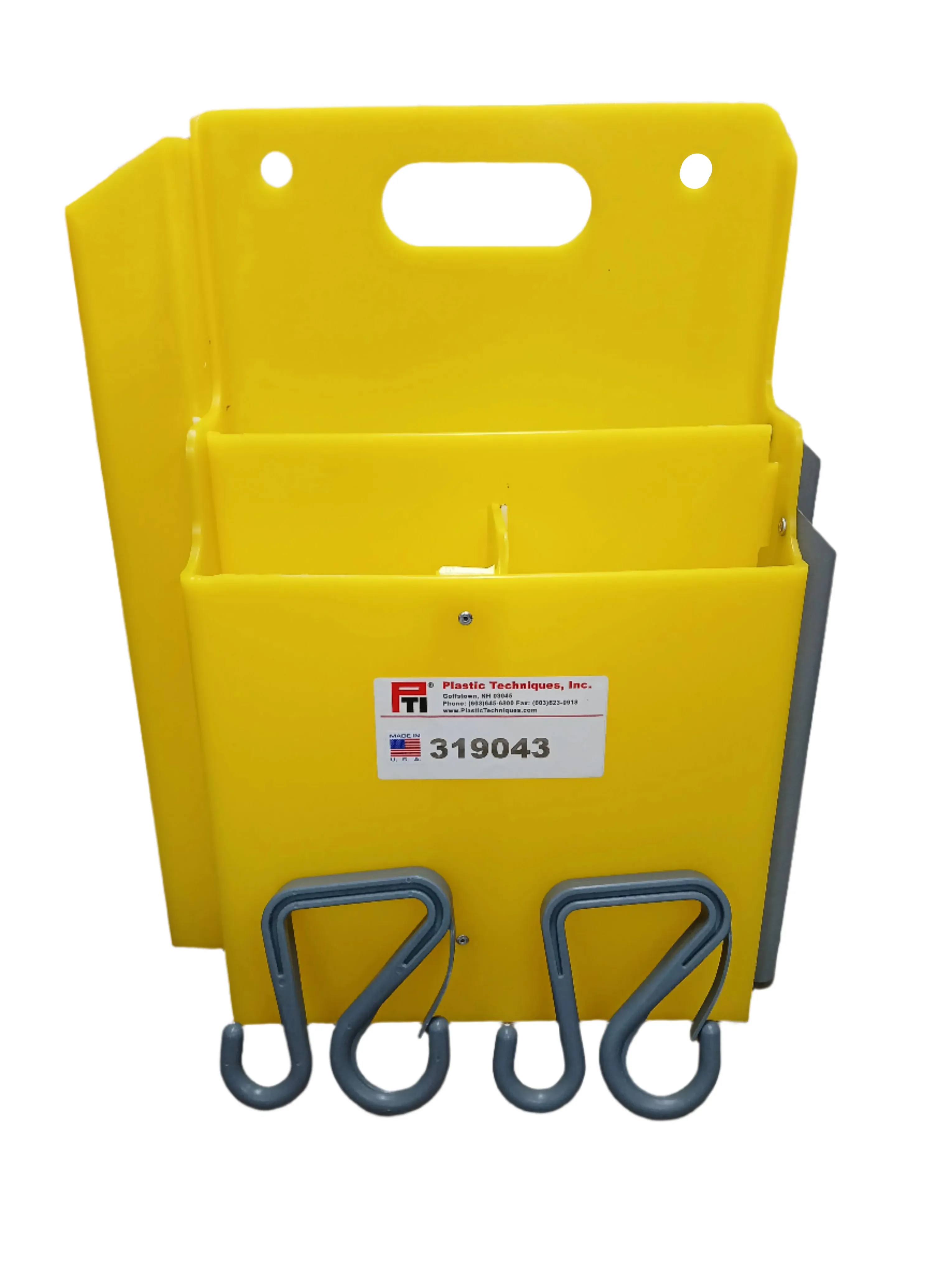 Plastic Technique Tool Holder with 4 Dividers & Stick pocket - 319043