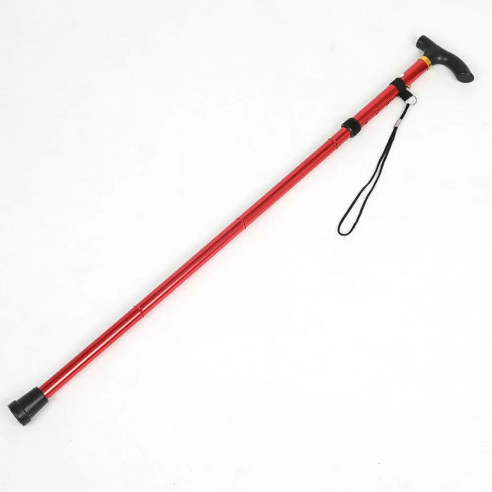 Portable Aluminum Folding Walking Travel Stick Cane