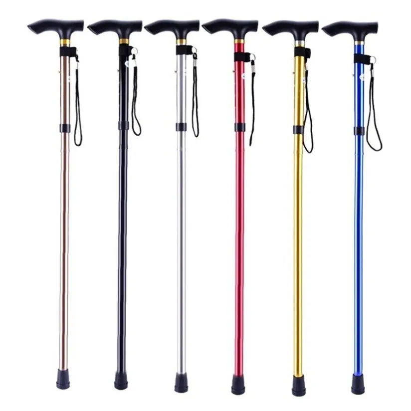 Portable Aluminum Folding Walking Travel Stick Cane