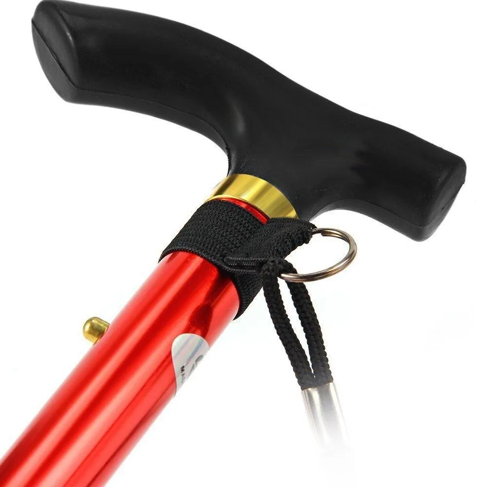 Portable Aluminum Folding Walking Travel Stick Cane