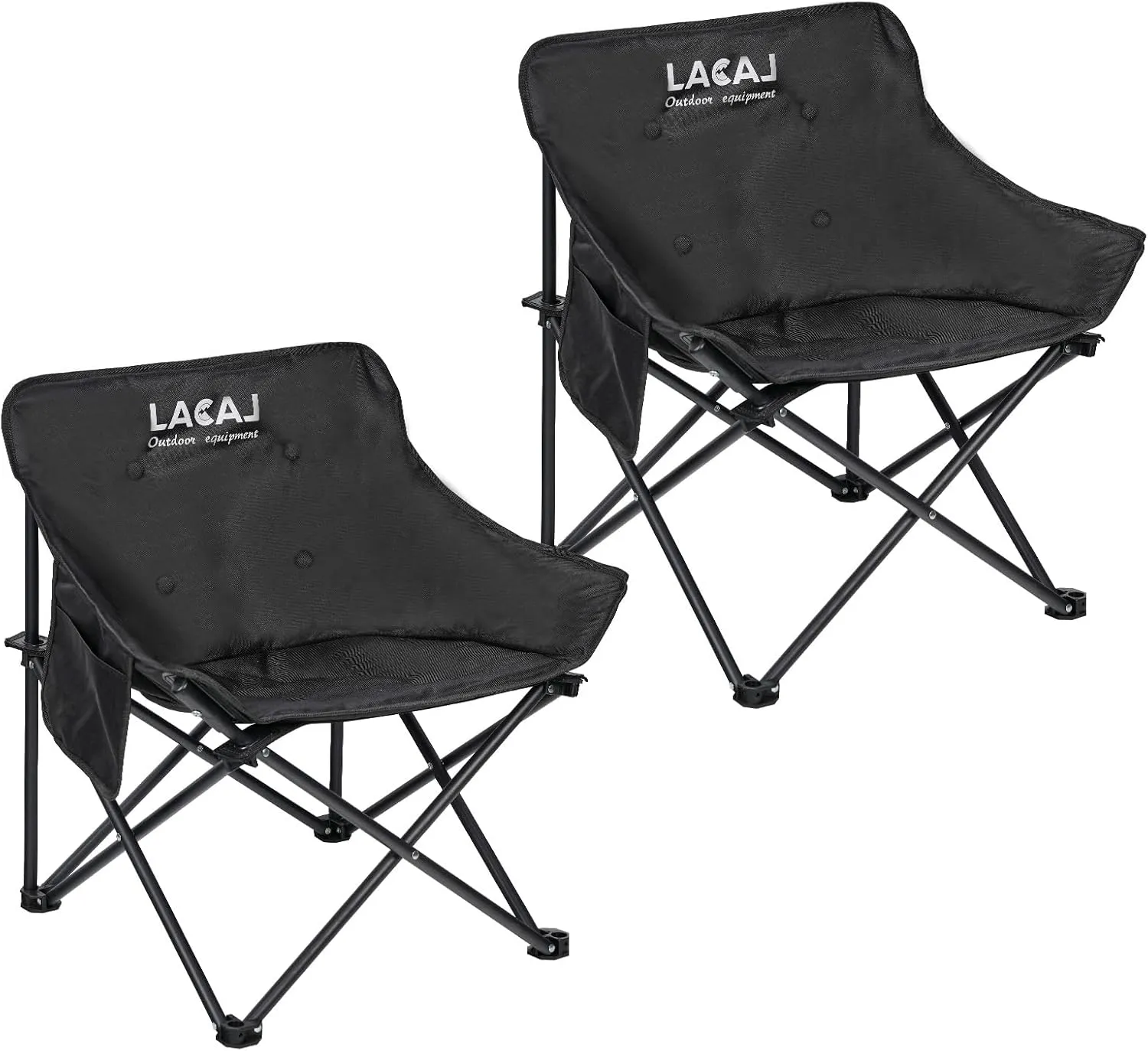 Portable Camping Chair, Outdoor Folding Chair, Oxford Cloth Backpacking Chair with Aluminum Frame,264lbs Support,No Installation Required