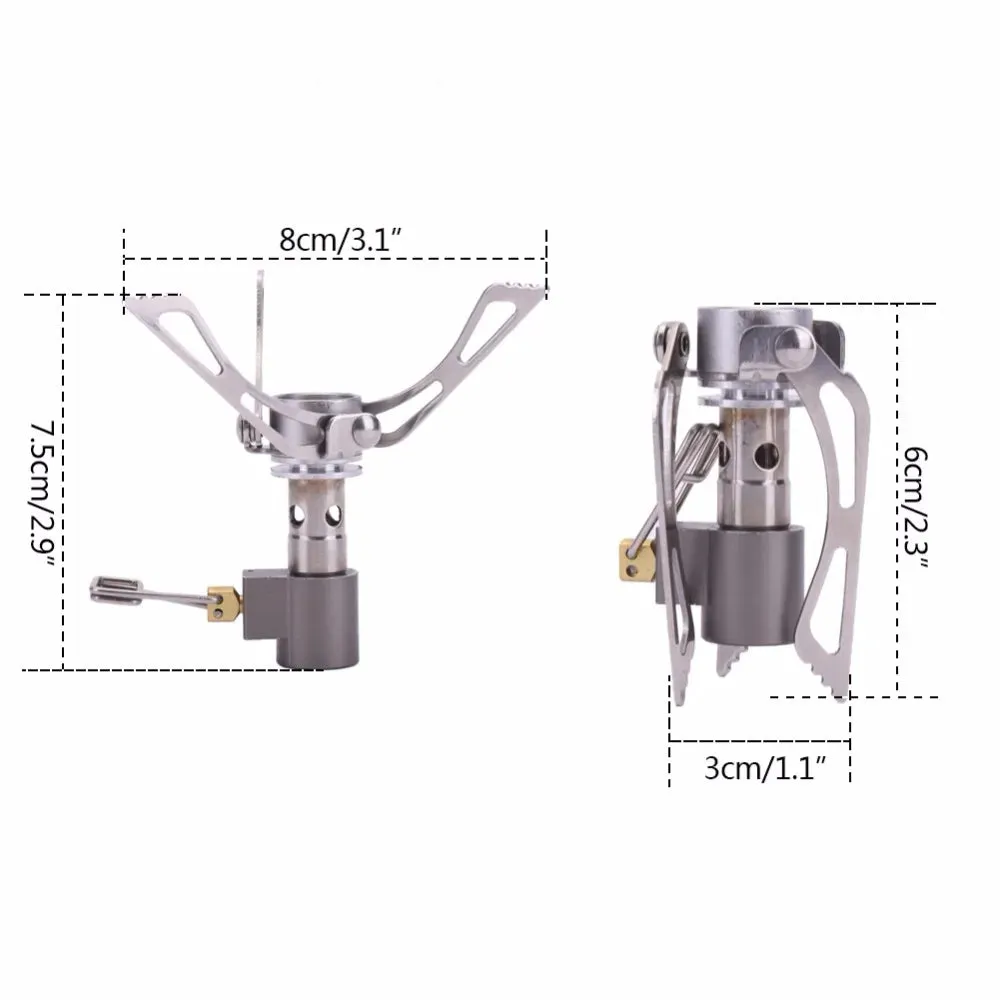 Portable Folding Mini Camping Gas Stove - Outdoor Survival Furnace