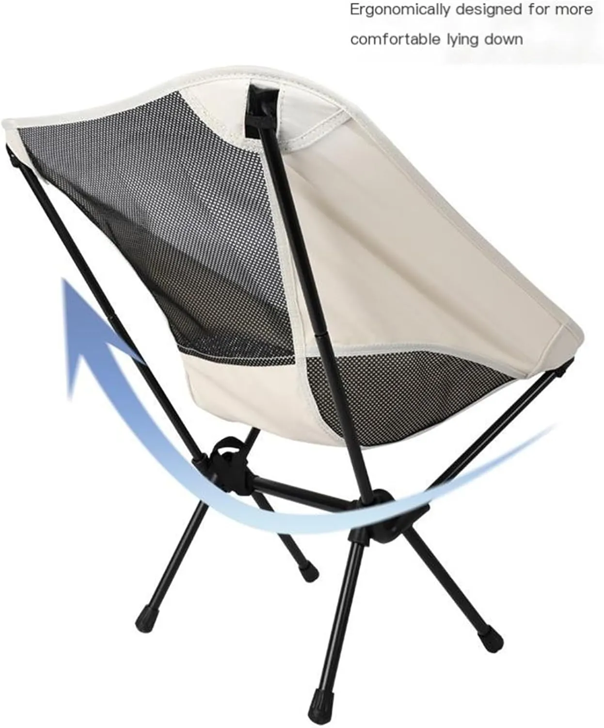 Portable Stool Portable Folding Chair Can Be Stored Fishing Small Stool Painting Sketching Backrest Chair Breathable Mesh Picnic Chair Folding Stool(Gray,14.6 * 13.2 * 34.6in)