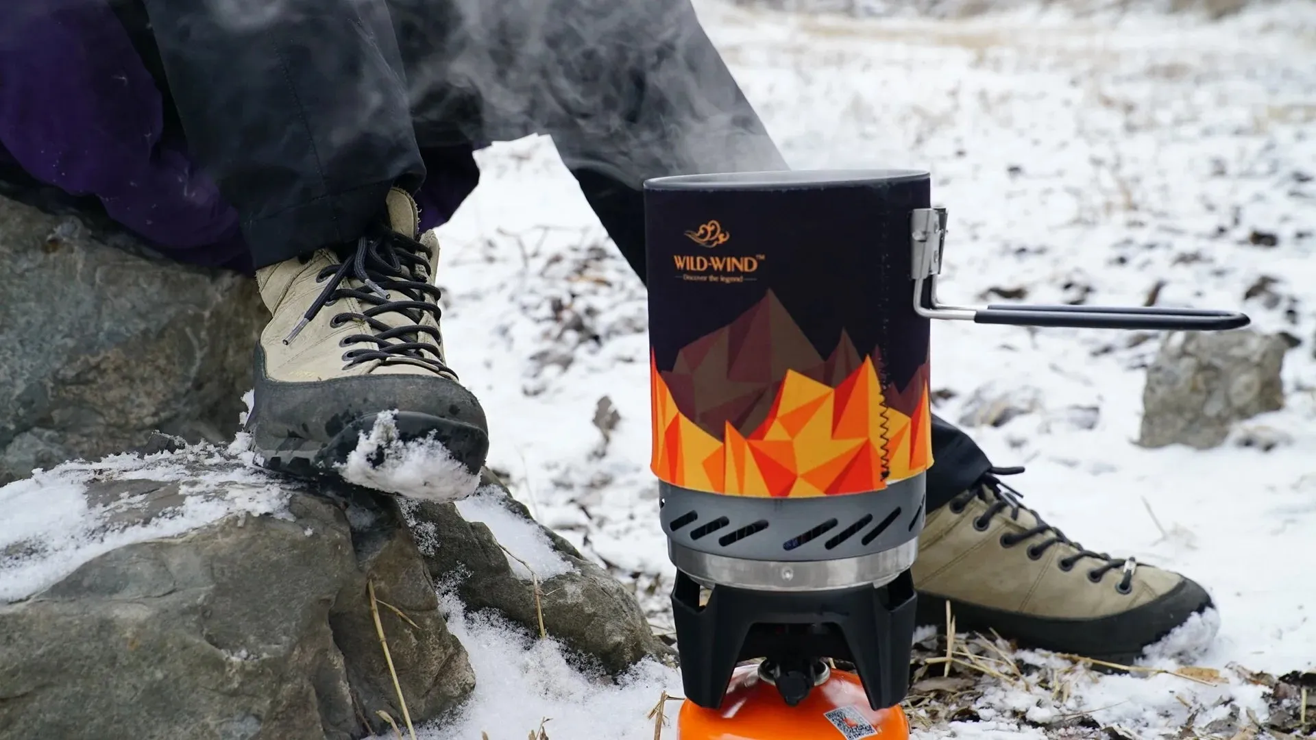 Portable Stove for Camping - Backpacking Stove, Propane Burner & Camping Gas Stove - Lightweight Backpacking Stove for Outdoor