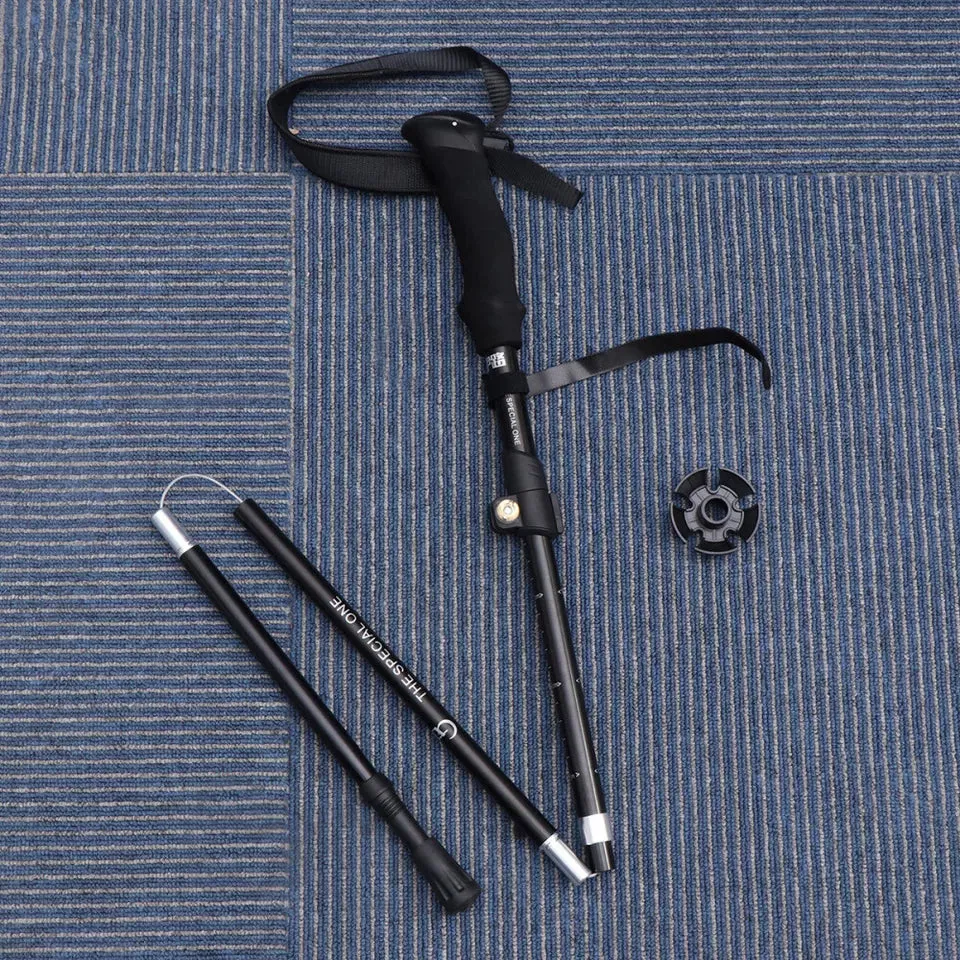 Premium Automatic Retractable Hiking Stick