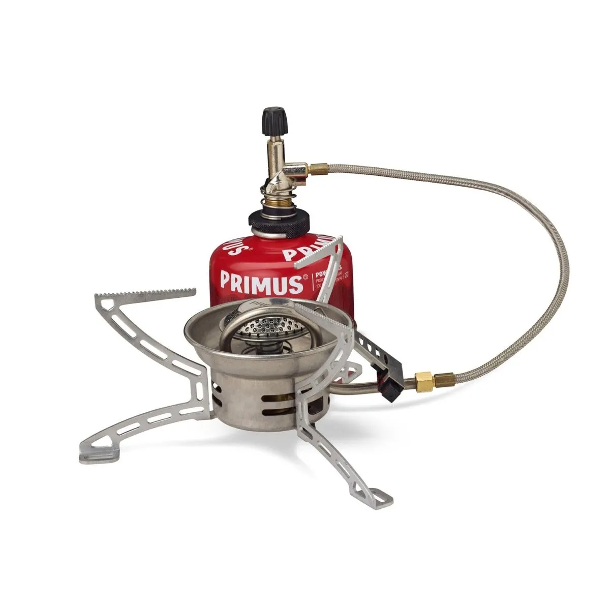 Primus EasyFuel Duo Piezo foldable propane burner butane camping cooking stove