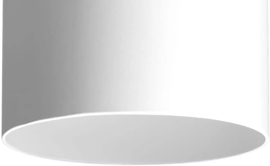 Progress Lighting P5713-30 5in Cylinder Modern Outdoor Wall Lantern Light, 14 Inch Tall, White