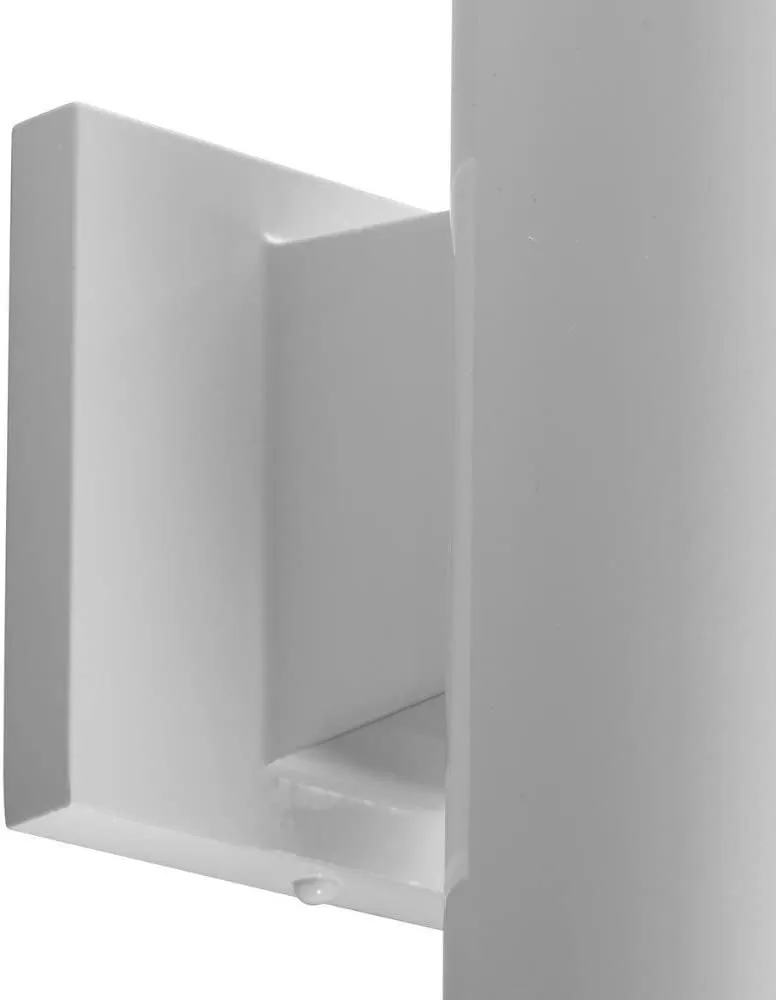 Progress Lighting P5713-30 5in Cylinder Modern Outdoor Wall Lantern Light, 14 Inch Tall, White