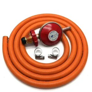 Propane Regulator Hand Wheel & Hose Clip Kit 2 Clips Caravan Gas Bottle Camping