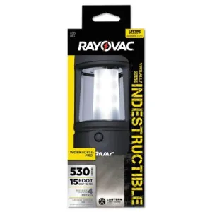 RAYOVAC?? Indestructible Series Lantern, 3 D, 530 Lumens, Black, DIYLN3D-BXB
