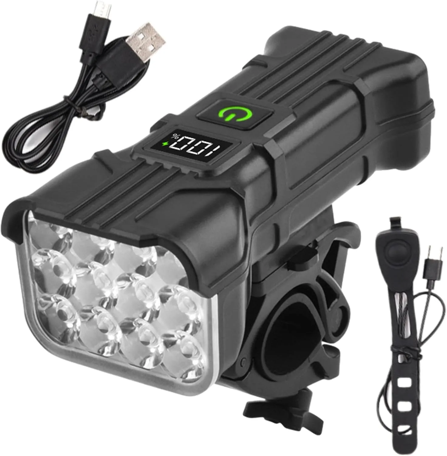 Rechargeable Safety Light | Safety Headlamp | USB Rechargeable Light, Mountain Safety Light, Road Headlight, Night Riding Accessory, Headlamp for Night Riding