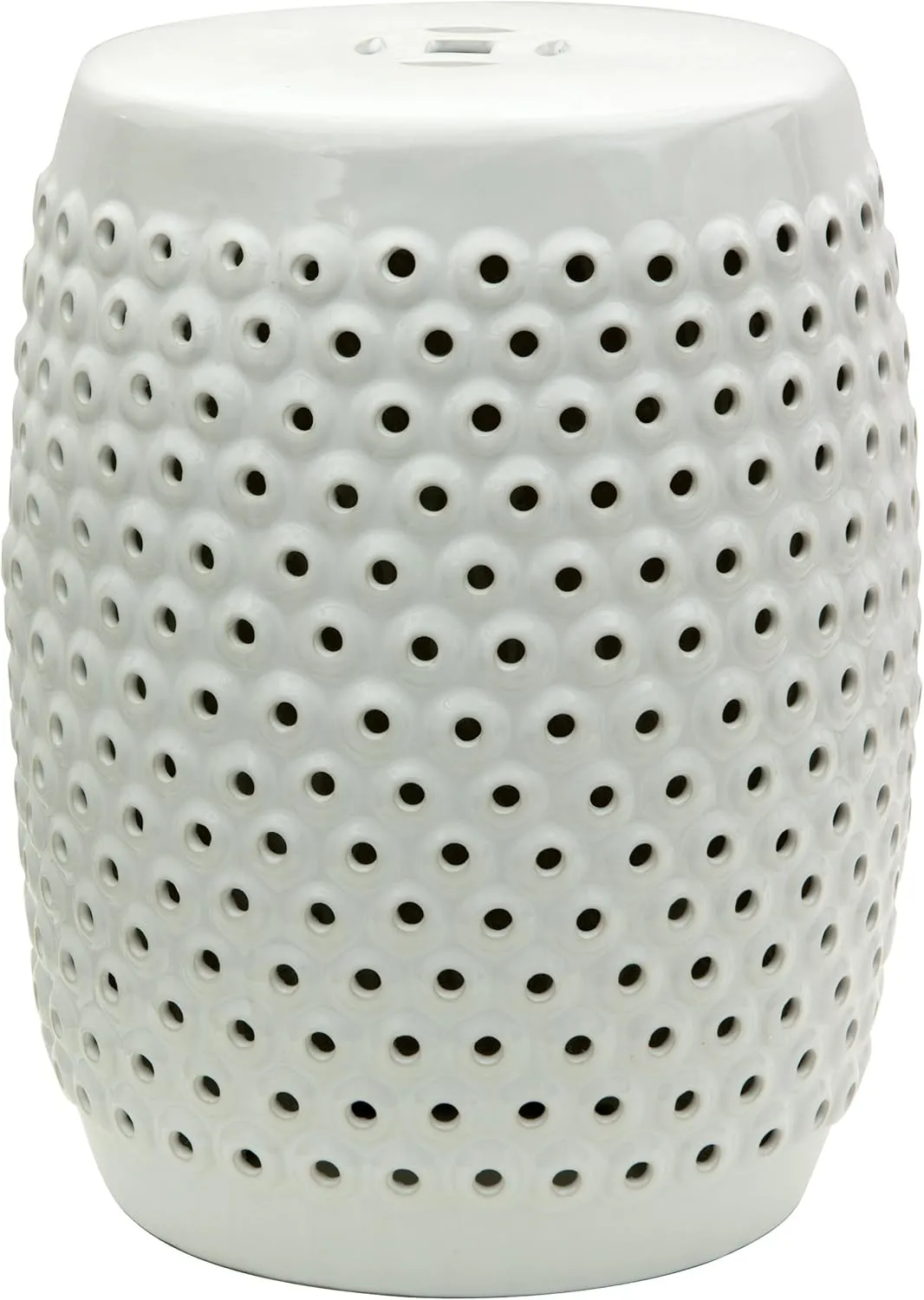 Red Lantern BW-GARDEN5 Garden Stool, 18" high, White
