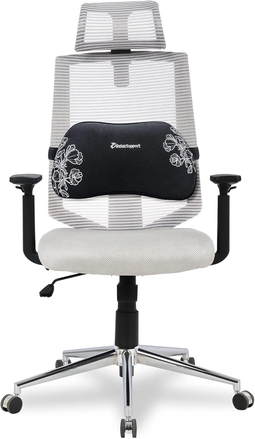 RELAX SUPPORT RS17 Flower Lumbar Support Pillow - Office Chair Back Support -Chair Cushion for Back Pain Uses ArcContour Special Patented Technology Has Unique Convex Shape for a Pain Free Back…