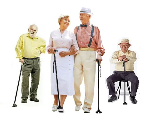 Retractable LED Walking Cane