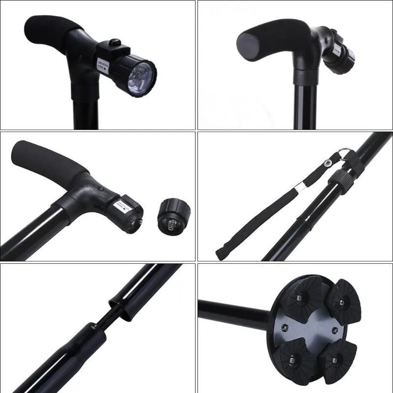 Retractable LED Walking Cane