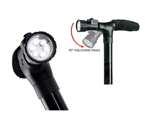 Retractable LED Walking Cane