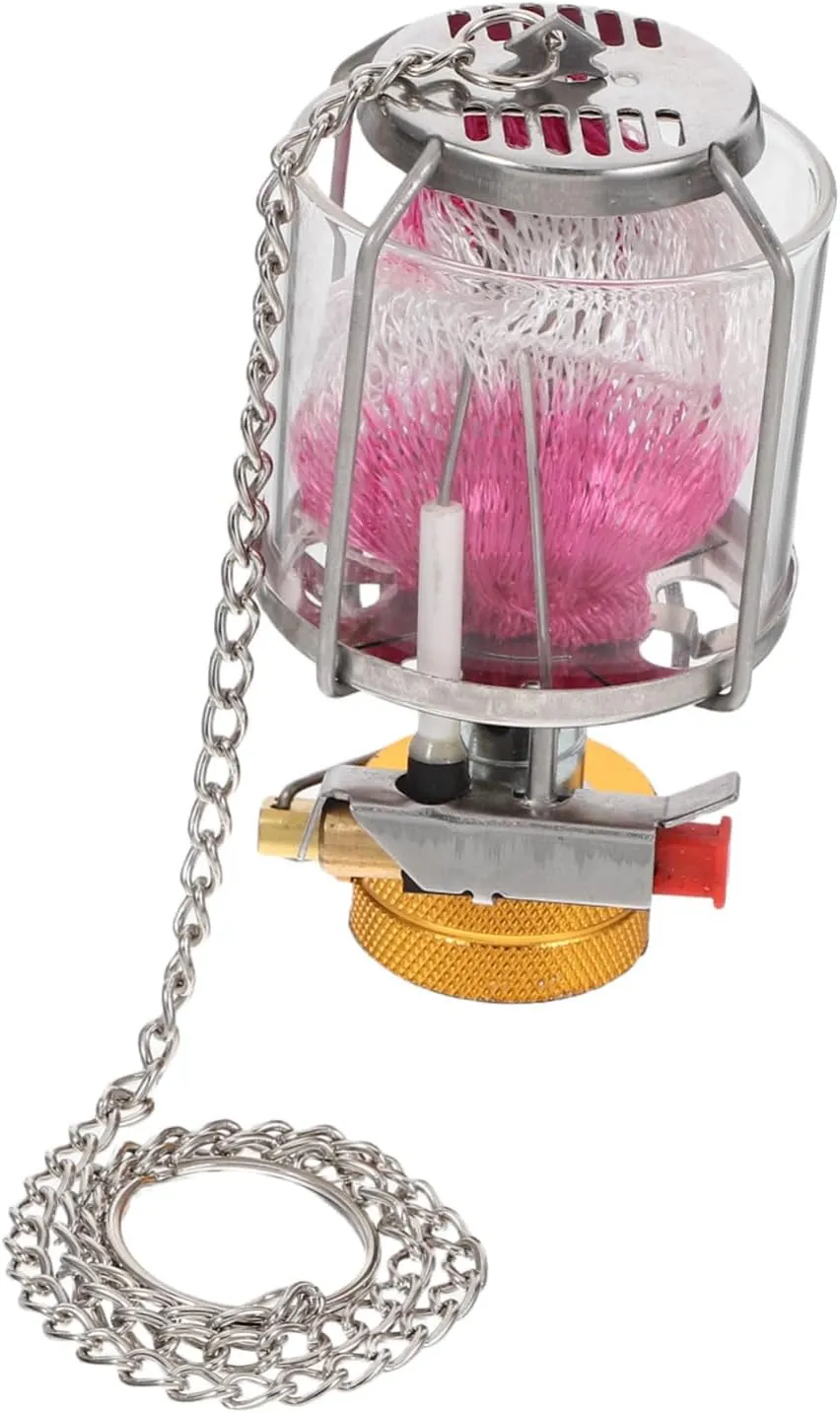 Retro Style Gas Lantern Essential Gear for Outdoor Camping Tent Lighting