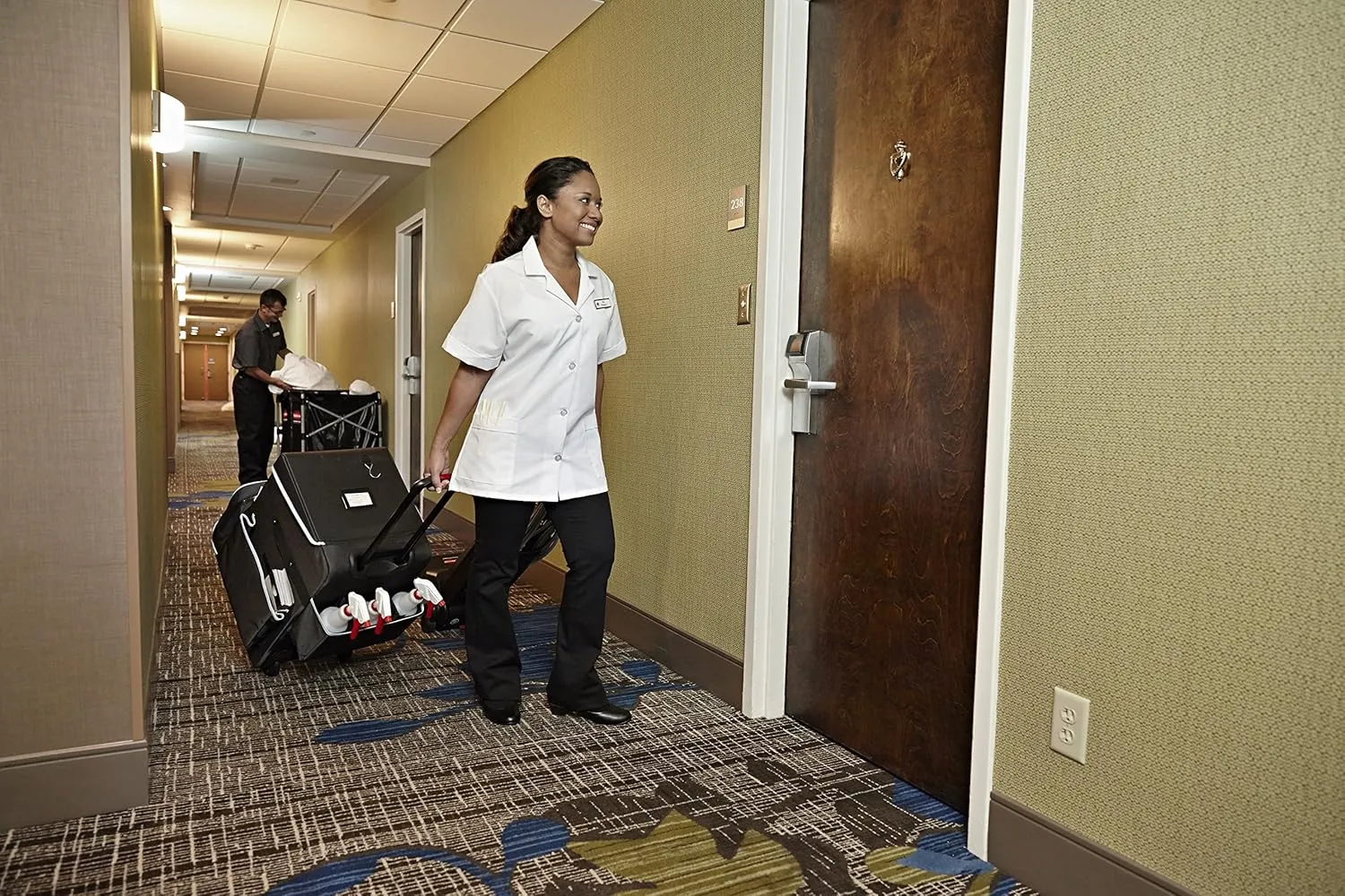 Rubbermaid Commercial Products Executive Quick Carts, Mobile/Travel Office Cart, Large, Dark Gray, for Housekeeper/Sales Rep/Medical Professionals/Home Healthcare/Teachers