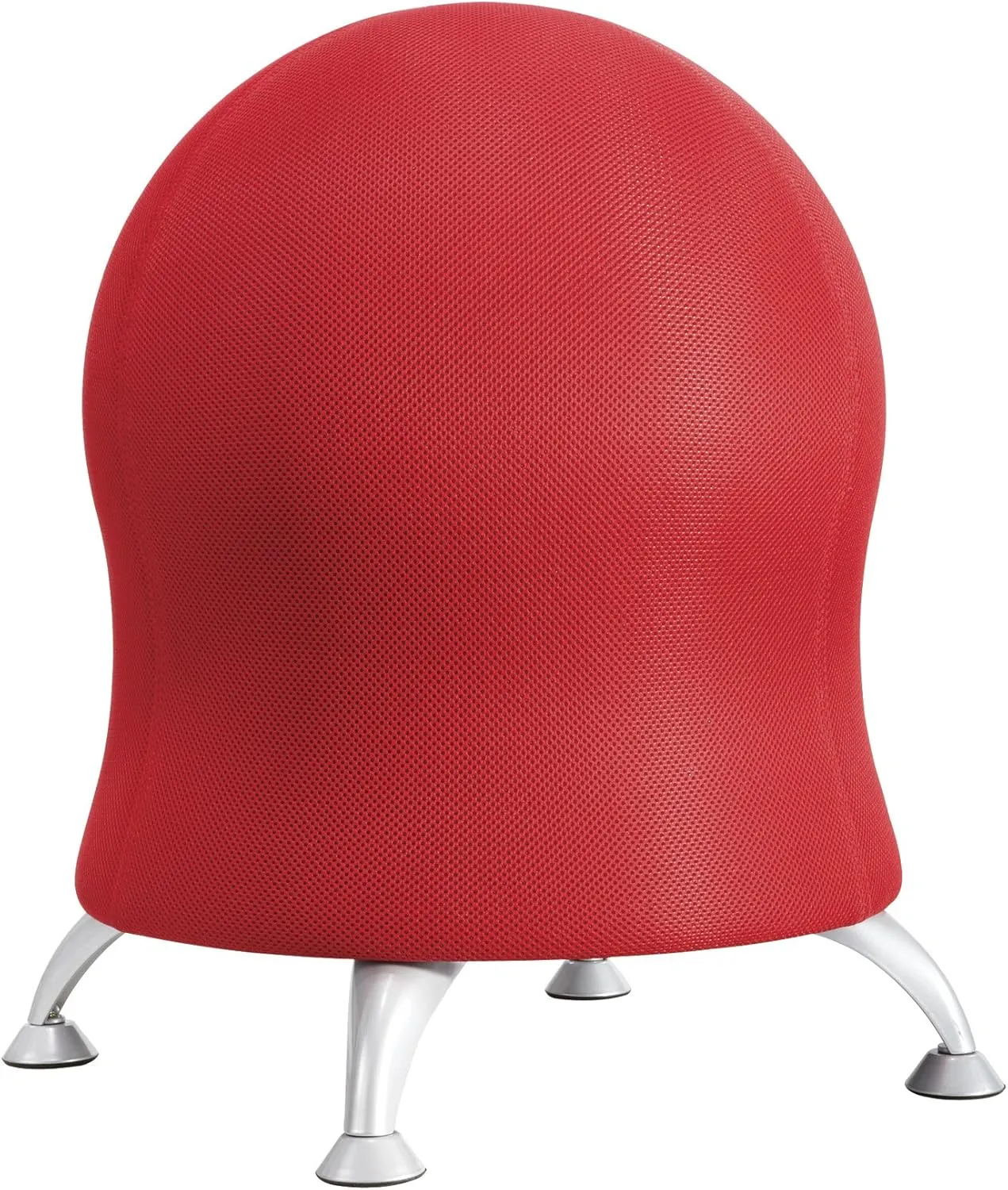 Safco Zenergy Inflatable Chair, Active Seating, Anti-Burst, Ball Chair for Home Office and Classroom, Crimson Mesh