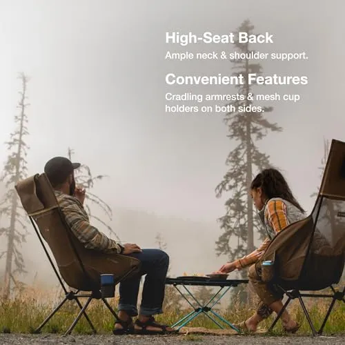 Savanna High-Back Collapsible Camping Chair - upto 320lbs