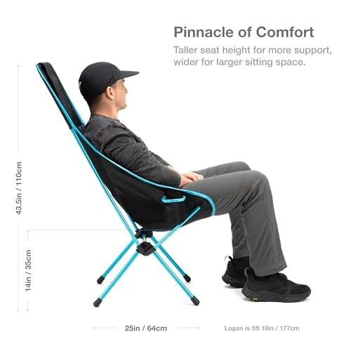 Savanna High-Back Collapsible Camping Chair - upto 320lbs