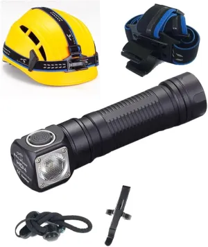 SKILHUNT Headlamp Flashlight -1200 Lumen, FloodLight H04 Hi CRI, Compact EDC Waterproof LH351D LED Headlight for Outdoor Camping Tactical Emergency Hands-Free (H04 High CRI   BL-135 Battery)